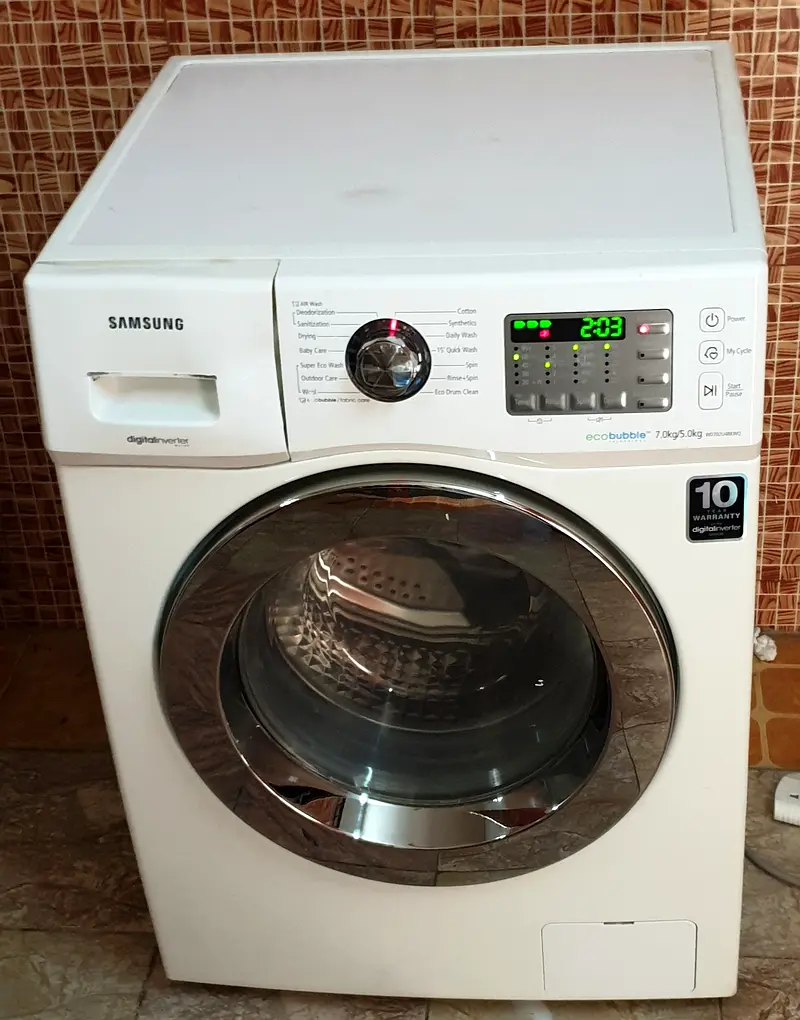 Samsung digital inventor eco bubble front load washing machines 7 kg