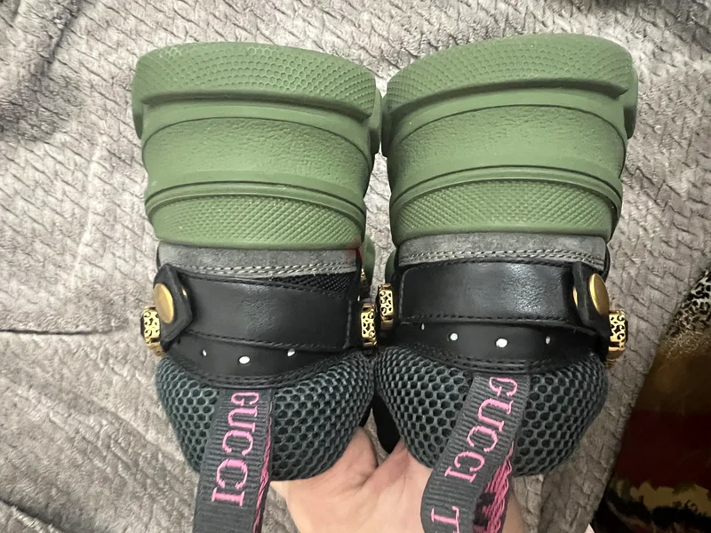 Gucci 37.5 rubber shoes original63266528098563113