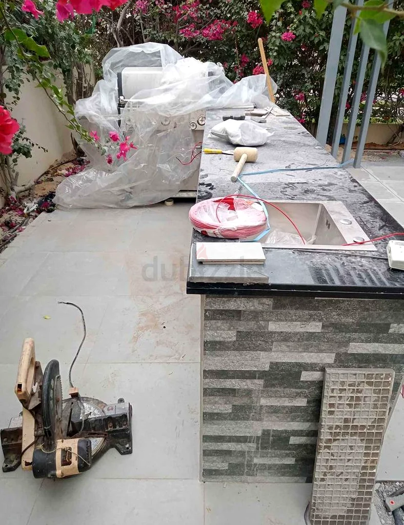 Barbeque Counter for outdoor space63220319566977113