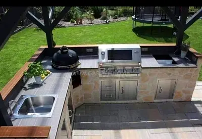 Barbeque Counter for outdoor space