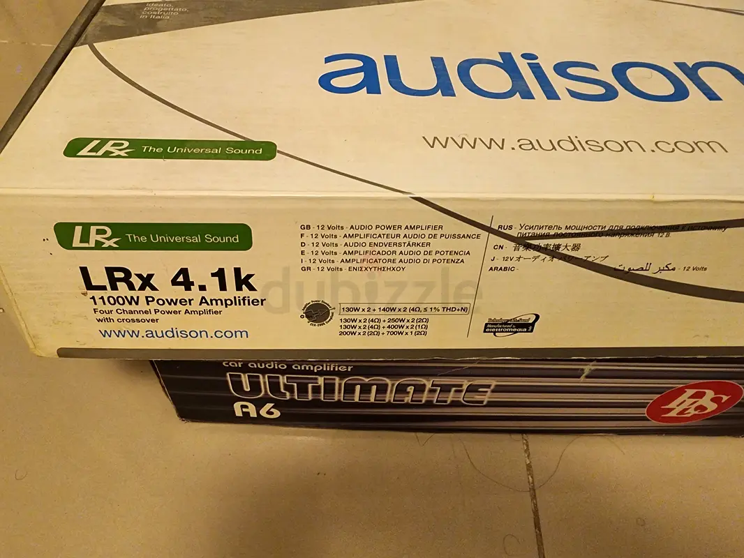 PROFESSIONAL CAR AUDIO SPEAKER AMPLIFIER AND CAPACITOR