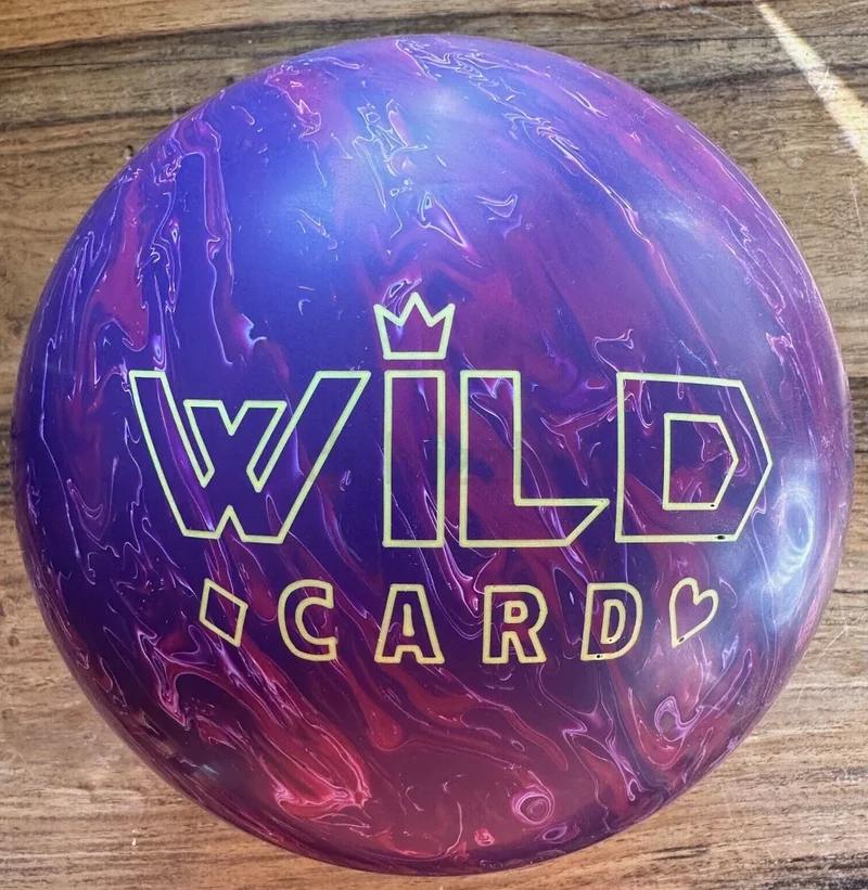 Brunswick Wild Card 15 lb Bowling Ball Rare purple USA63247759225219111
