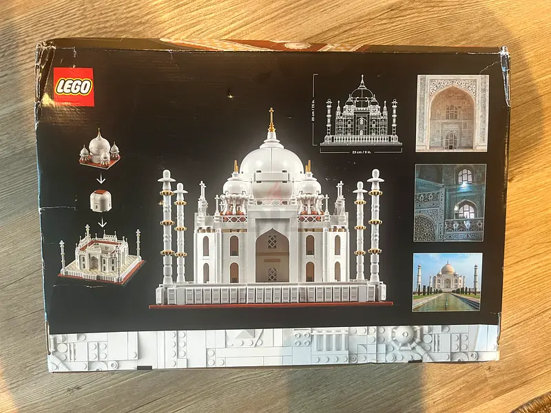 FLASH SALE BRAND NEW LEGO 21056 ARCHITECTURE TAJ MAHAL DENTED BOX