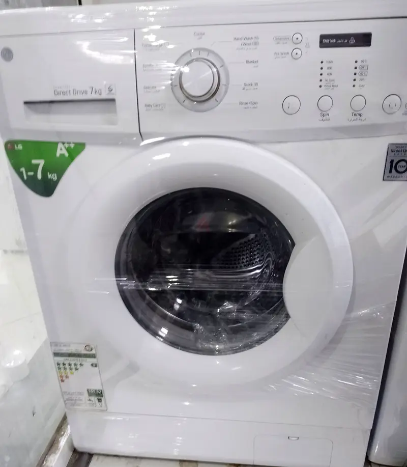 L.G direct drive 7kg washing machine