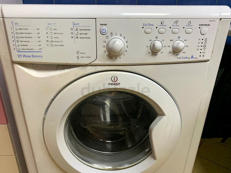 Indesit Italian washing machine ready for use