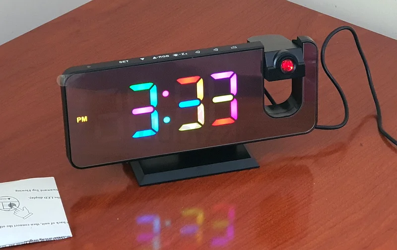 Digital Clock and projector