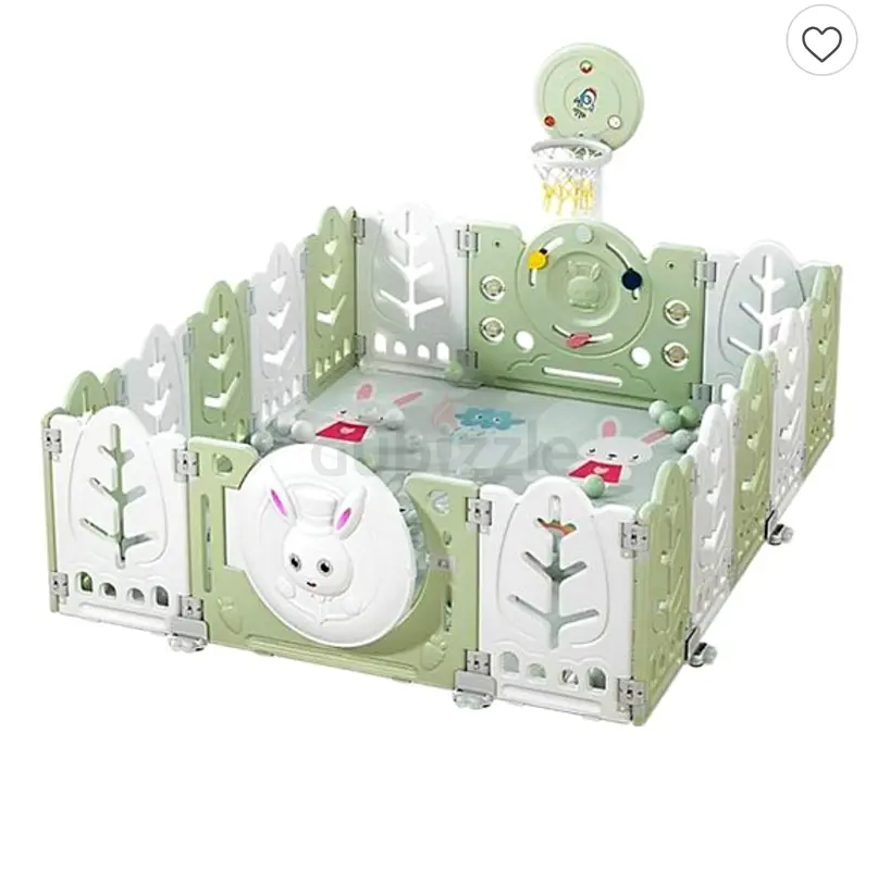 Myts Playpen for Toddlers Swing, Slide, Rocking Horse, Hoop, Ball Pit