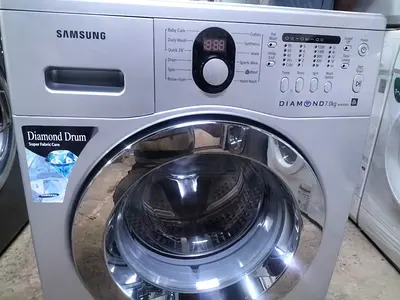 Samsung 7kg Eco Bubble Washing Machine Silver Colour