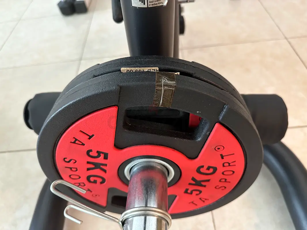 TA Sport Olympic bar and plates set