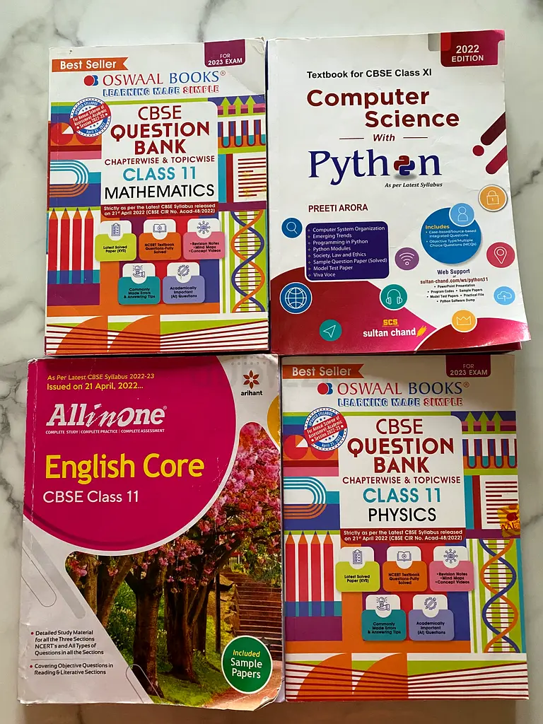 CBSE Class 11 Guides Mathematics, English, Physics