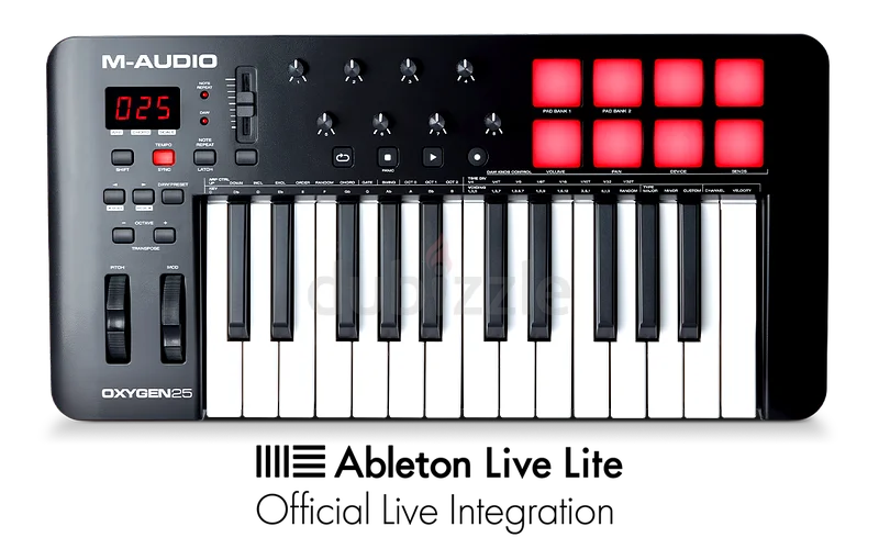 M-Audio Oxygen 25 (MKV) USB MIDI Controller with Smart Controls  Auto-Mapping - Last Price63266086742274113