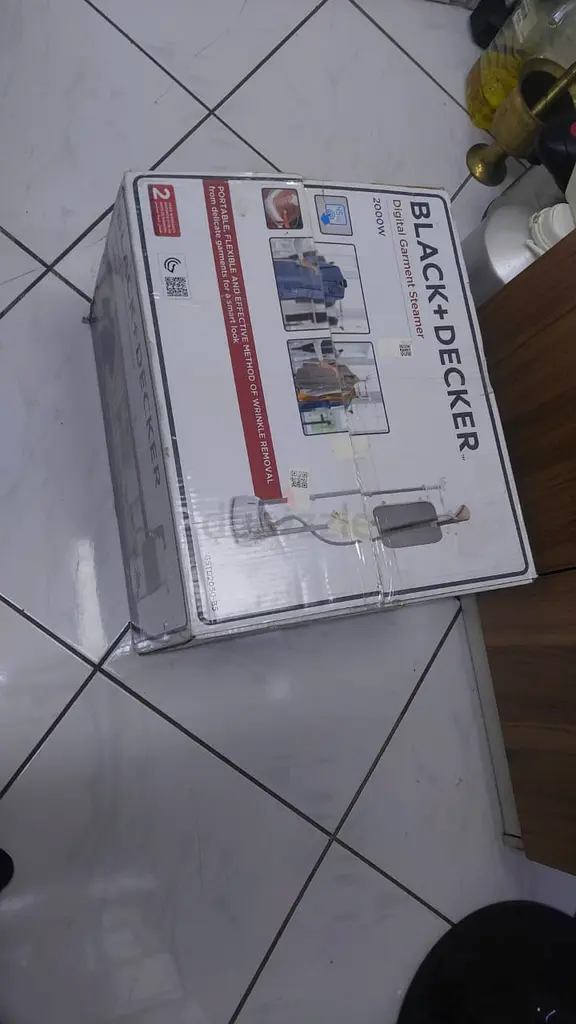 Black Decker Digital Garment Steamer With Ironing Board, 2000 W