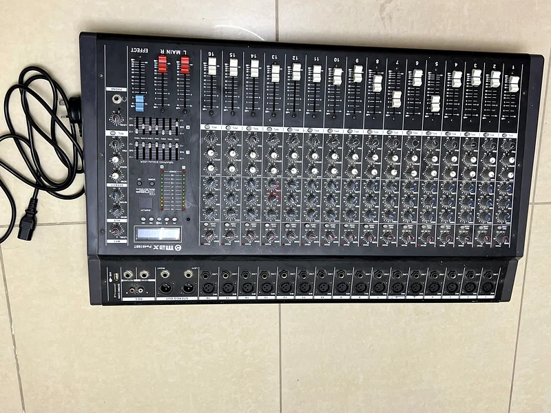 Sound System Set with Speakers and Mixers