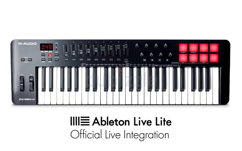 M-Audio Oxygen 49 (MKV) وحدة تحكم USB MIDI مع عناصر تحكم ذكية - تعيين تلقائي - السعر النهائي63266086735489111