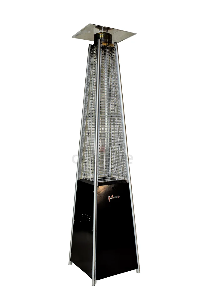 Quartz tube pyramid patio heater with electric ignition Stainless Steel63253472287106111