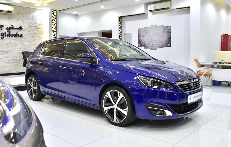 BIG TIME OFFER FOR 3 DAYS! CASH ONLY! Peugeot 308 GT-Line (2016 Model) in Blue Color GCC Specs62935671870337112