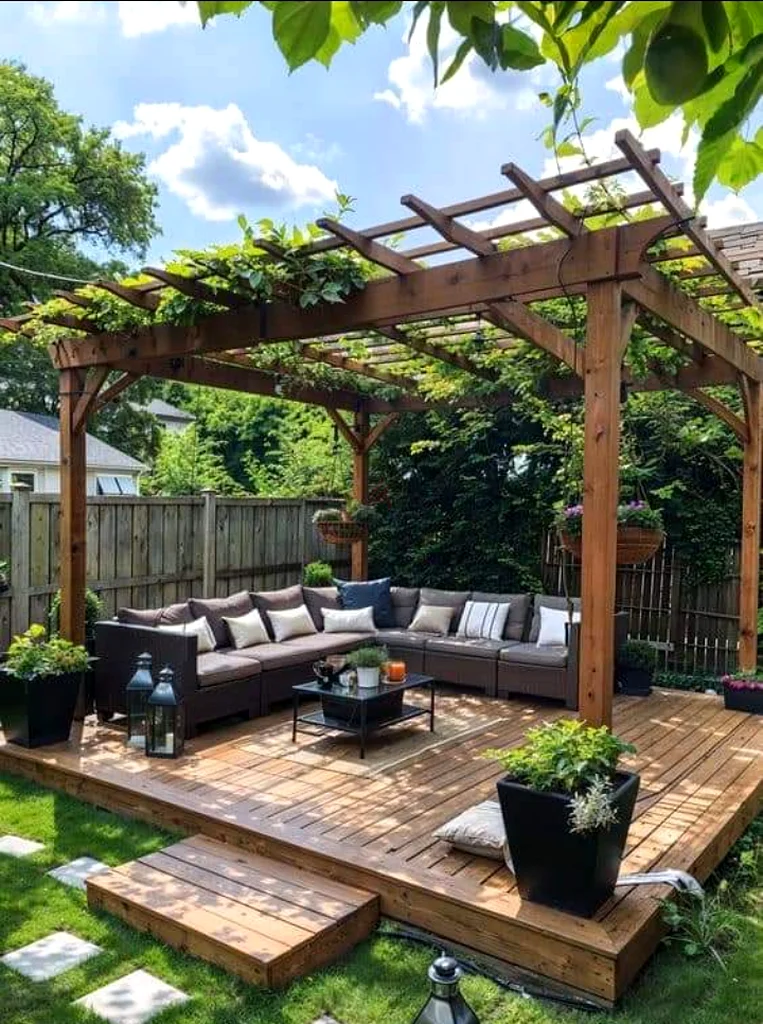 Wooden Pergola for Outdoor Space Patio Garden63220828764929112