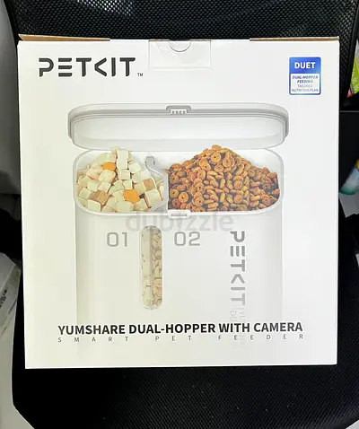 PETKIT Yumshare Gemini Automatic Cat Feeder wirth CAMERA and 2-WAY AUDIO, App Control, WiFi
