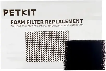 PETKIT Replaced Foam Filters for Eversweet 3 Pro/Solo 2/Solo SE Water Fountain,15 Pieces/Pack