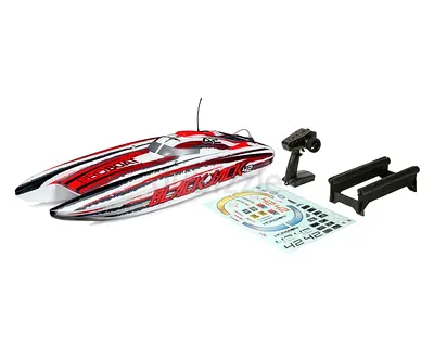 Pro Boat PRB08043T2 Blackjack 42 8S Brushless RTR Electric Catamaran Red/White new