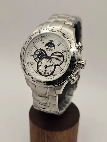 Dominic Automatic Watch Sun  Moon