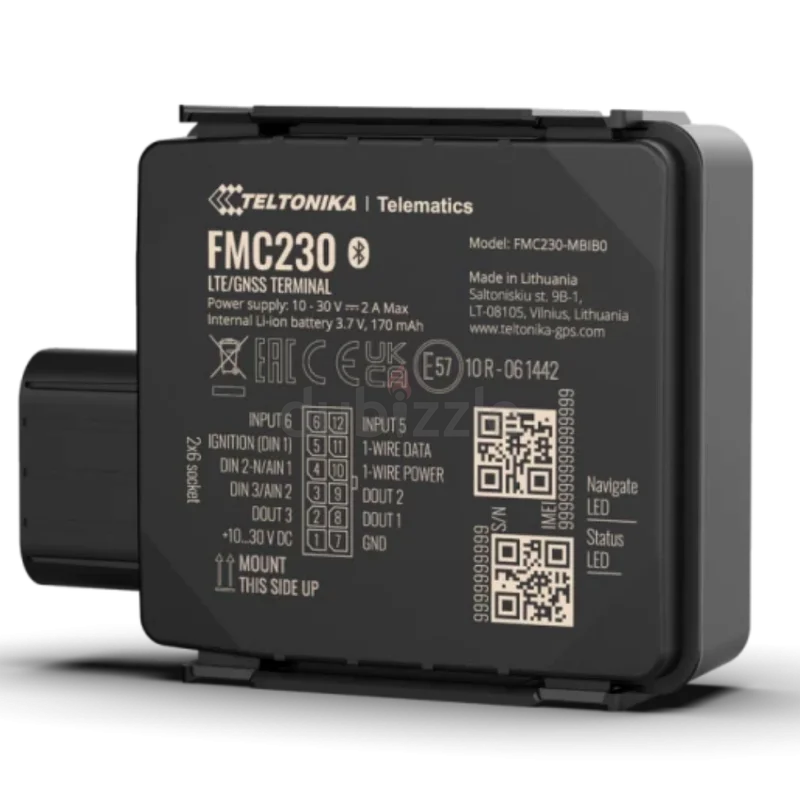 جهاز تتبع GPS من تيلتونيكا FMC230 مصمم لمقاومة الماء والغبار632618140940821110