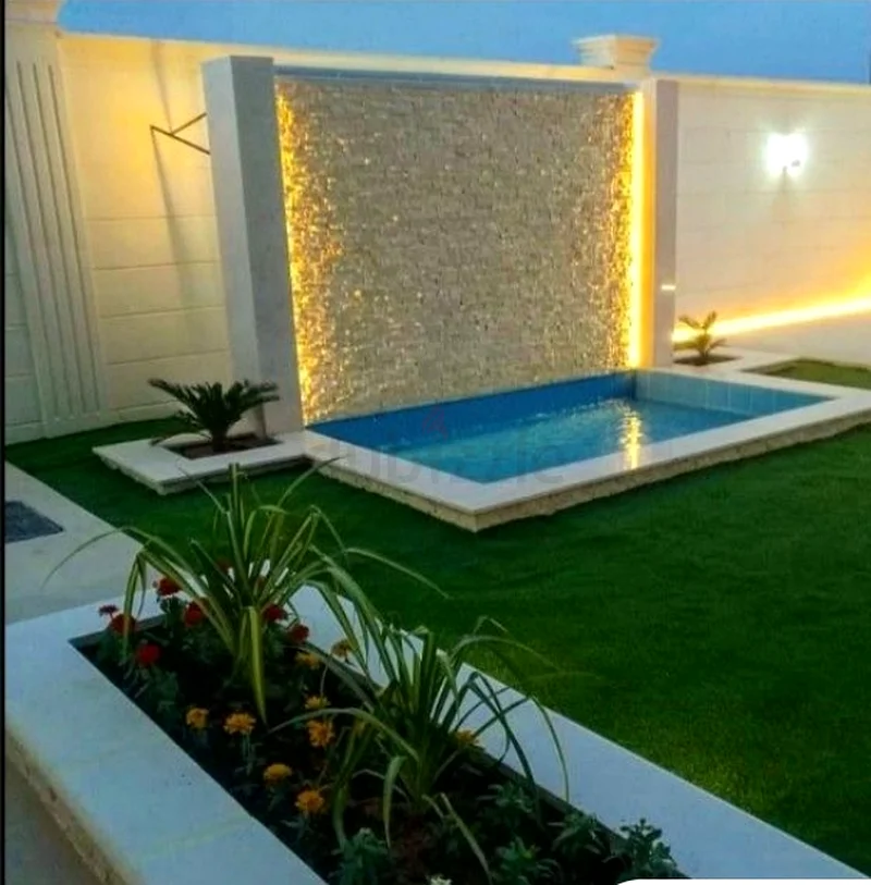 ميزة جدار الماء للمساحة الخارجية ساحة الحديقة63220322241027110