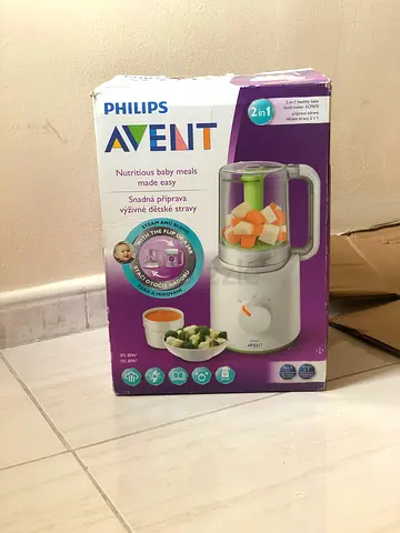 Philips avent baby blender with recipe book