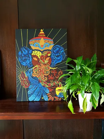 #Di_SHAYKH: Ganesh original painting handmade