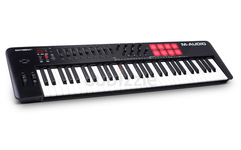 متحكم MIDI من M-Audio OXYGEN 61 MKV عبر USB مع ضوابط ذكية وتحديد تلقائي للخرائط - آخر سعر63263494398209111