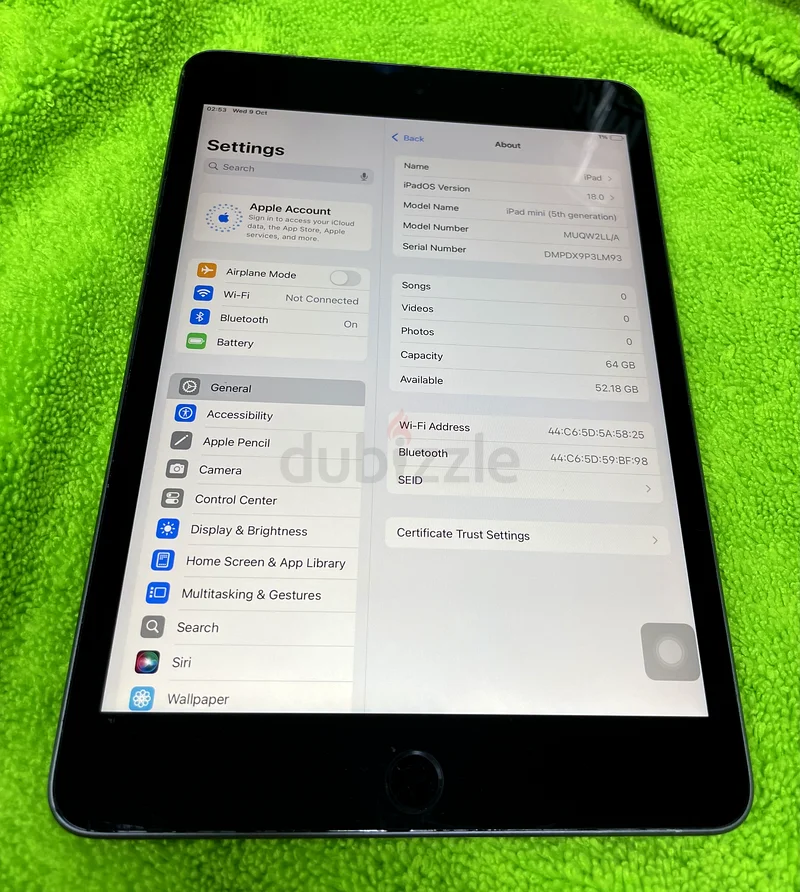 Ipad Mini 5 64gb63215378473987112