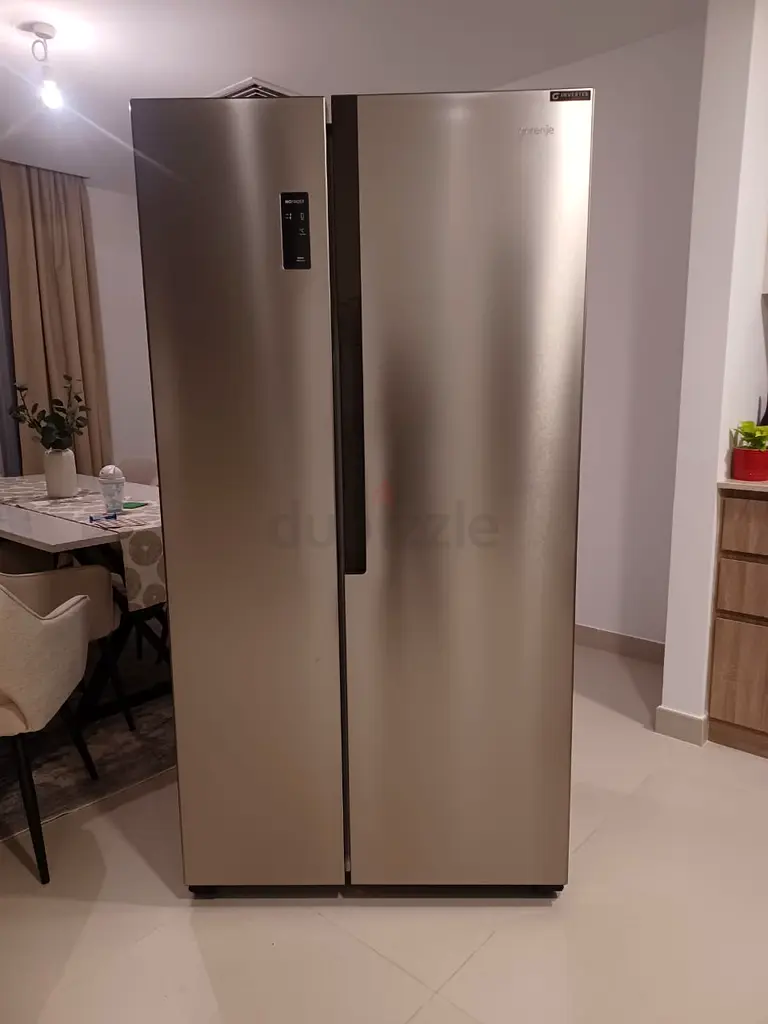 Gorenji brand Side by Side Fridge Freezer With Digital Clock