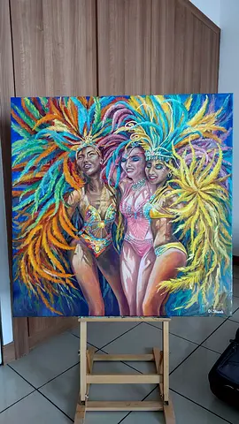#Di_SHAYKH: CARNIVAL original painting handmade
