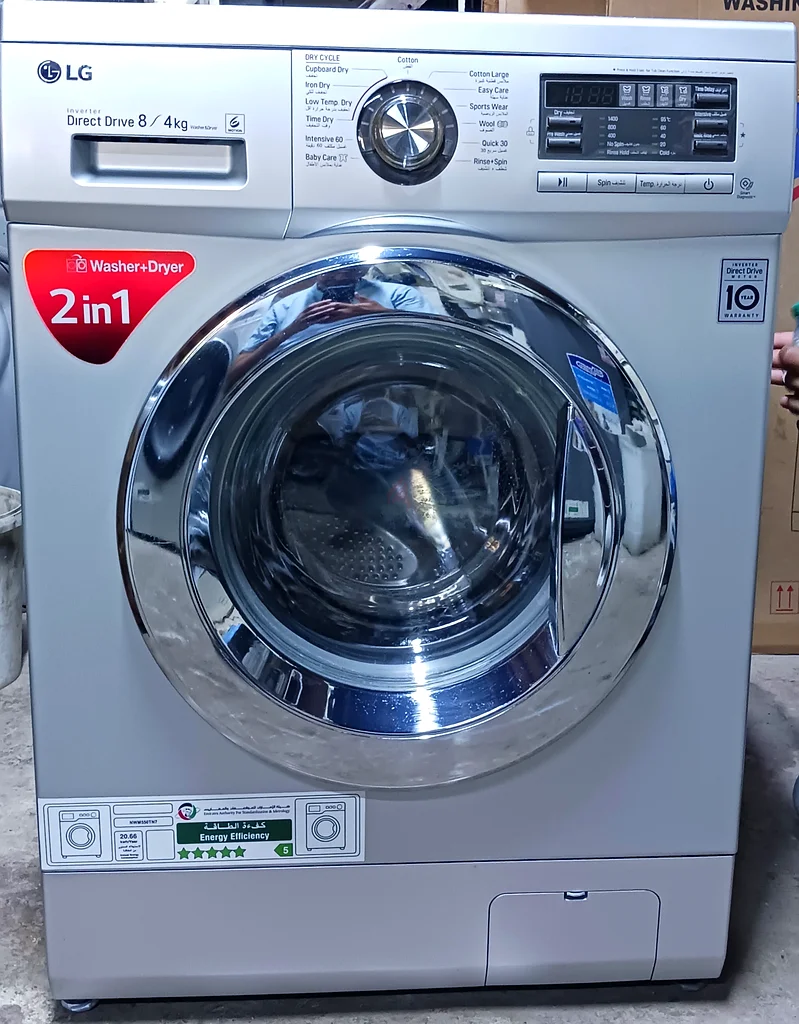 LG Washing Machine Inverter Direct Drive 2in1 combo washer dryer 8/4 kg