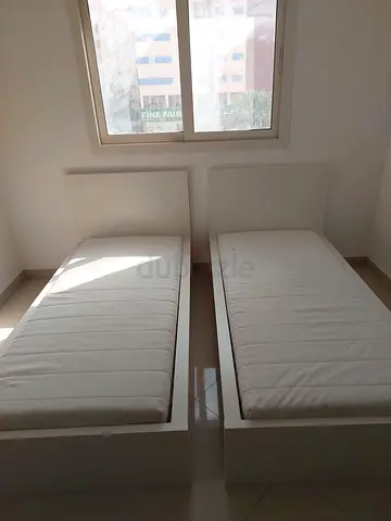 Ikea malm beds with mattress