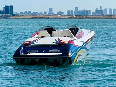 Eliminator 38ft Power boat twin mercury racing engines