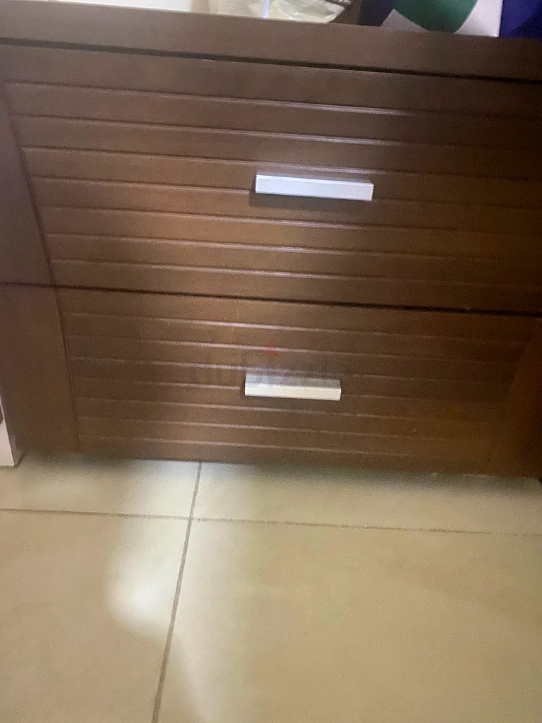 King size bed with built in storage