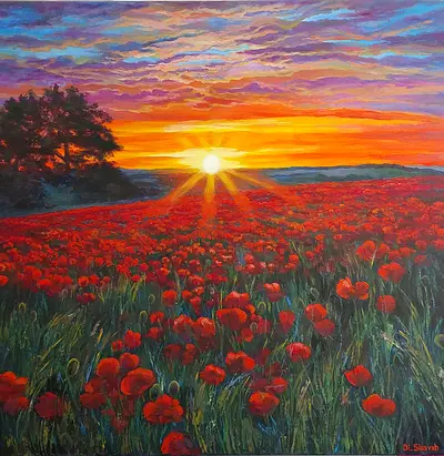 #Di_SHAYKH: New Day original painting handmade