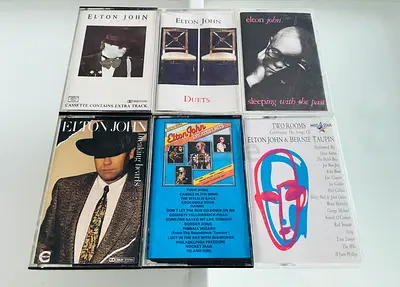 6 Elton John Music Cassettes