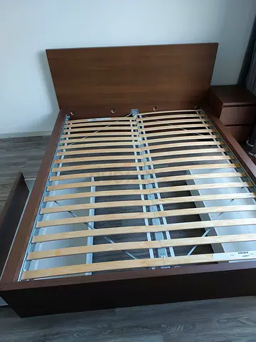 Ikea malm bed with mattress