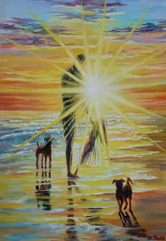 #Di_SHAYKH: DAD original painting handmade