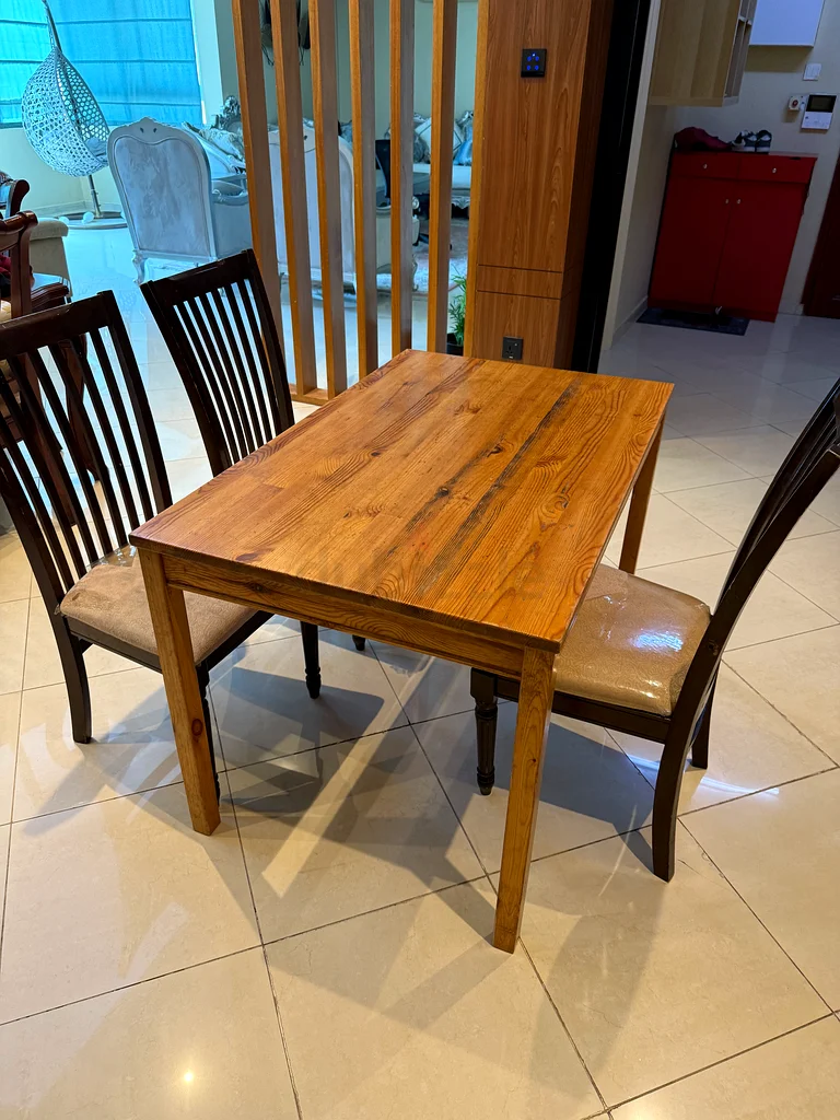 Ikea table and chair for sale