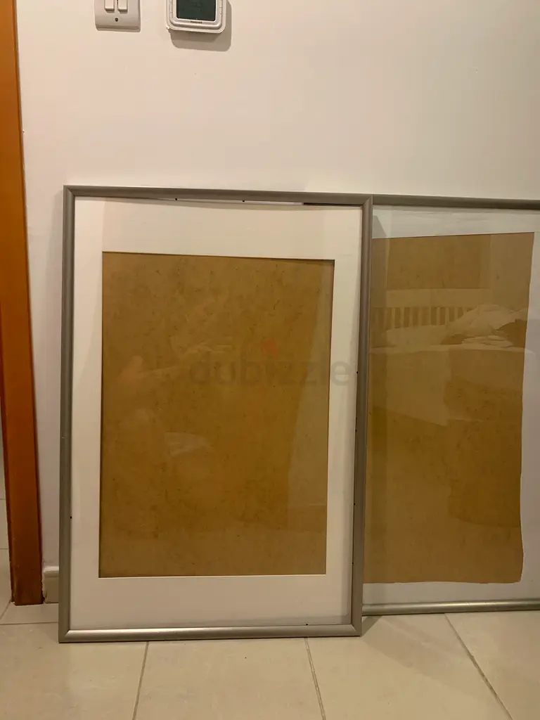2 larger silver Picture Frames (for free)
