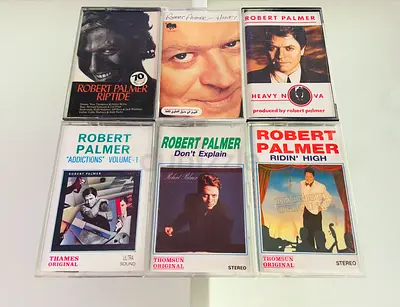 6 Robert Palmer Music Cassettes