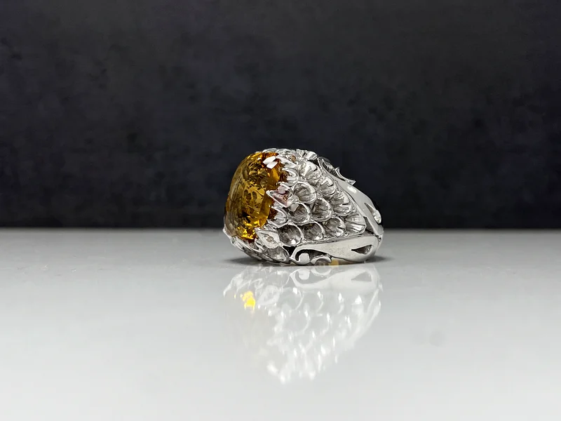 Luxurious natural citrine ring - Luxurious natural citrine ring63174324207745112