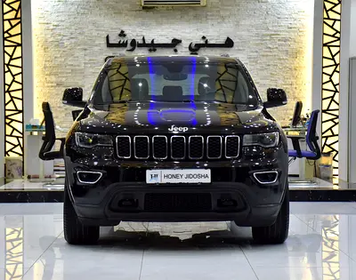 EXCELLENT DEAL for our Jeep Grand Cherokee Laredo 4x4 ( 2018 Model ) in Black Color GCC Specs