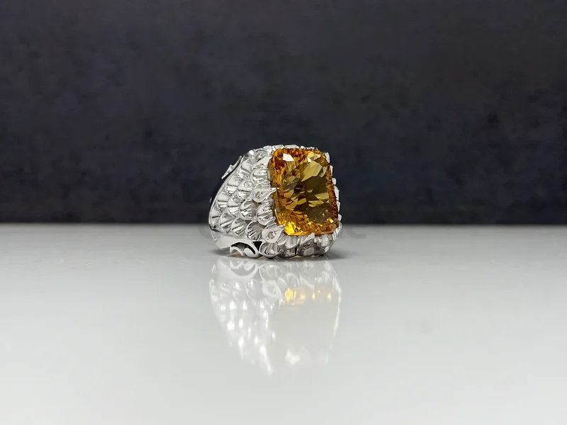 Luxurious natural citrine ring - Luxurious natural citrine ring63174324207745114