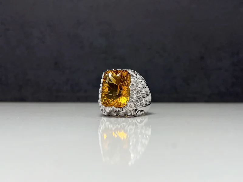 Luxurious natural citrine ring - Luxurious natural citrine ring63174324207745113