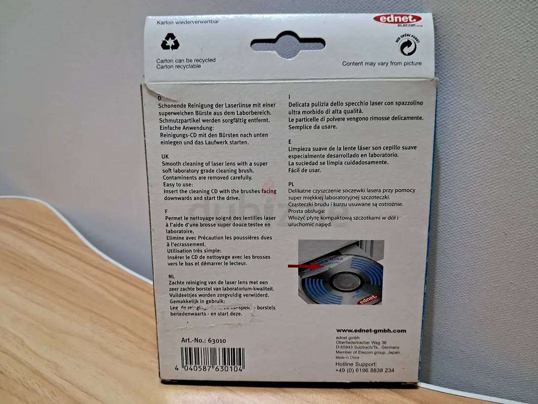 DVD/CD drive cleaner