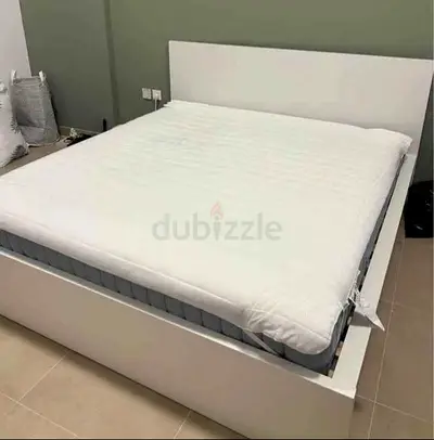 Ikea malm bed with mattress